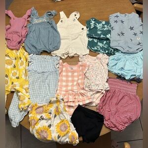 Baby Girl Summer Clothes Bundle (3-6)